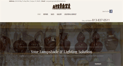 Desktop Screenshot of lamprepairandshadestudio.com